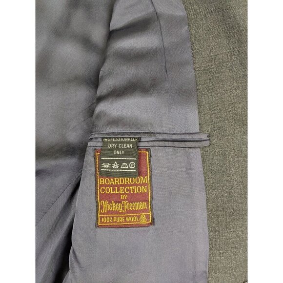 Hickey Freeman Men's Blazer Jacket Sport Coat 100% Wool Size 42 - Picture 11 of 16